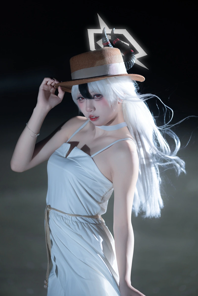 纸悦Etsu_ko 蔚蓝档案-鬼方佳代子七夕白裙 [20P-346MB]